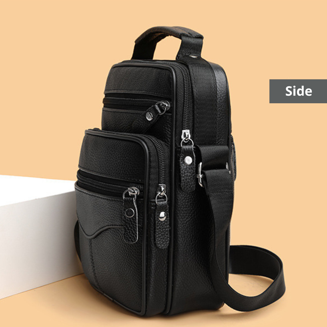 Classic Leather Crossbody Bag