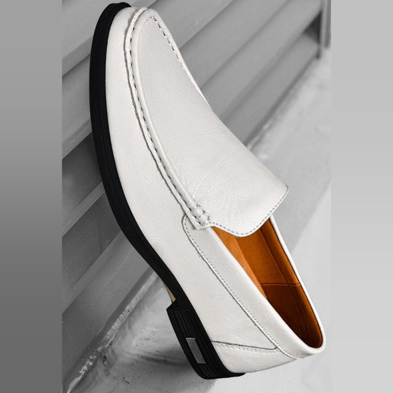 Classic Leather Slip-On Loafers