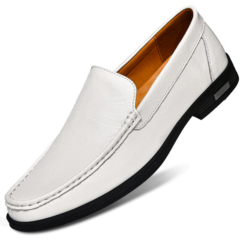 Classic Leather Slip-On Loafers