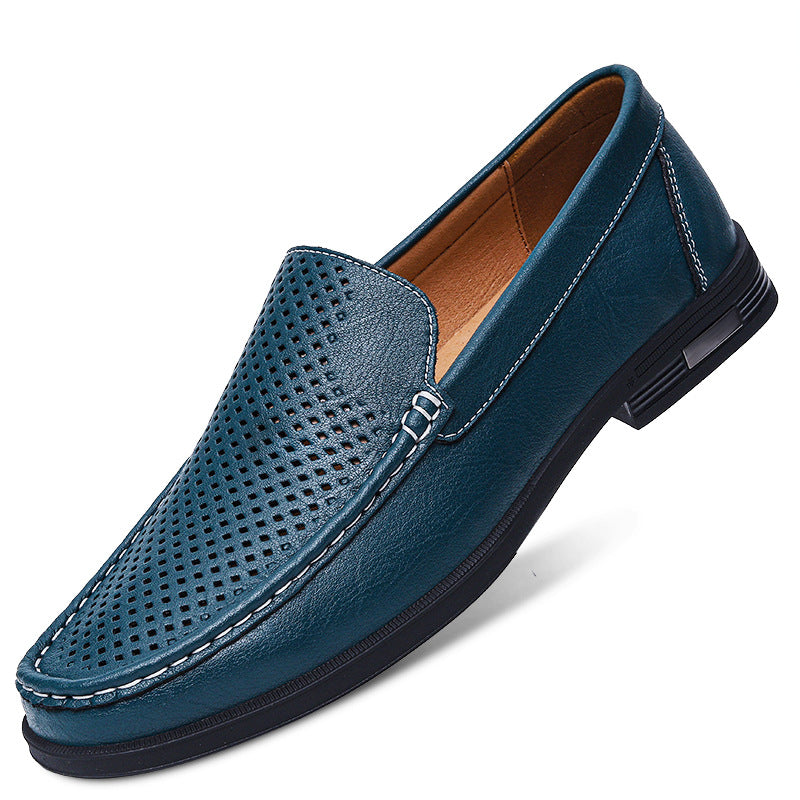 Classic Leather Slip-On Loafers