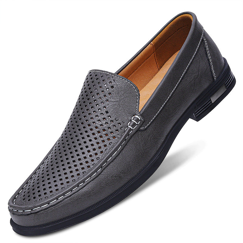 Classic Leather Slip-On Loafers