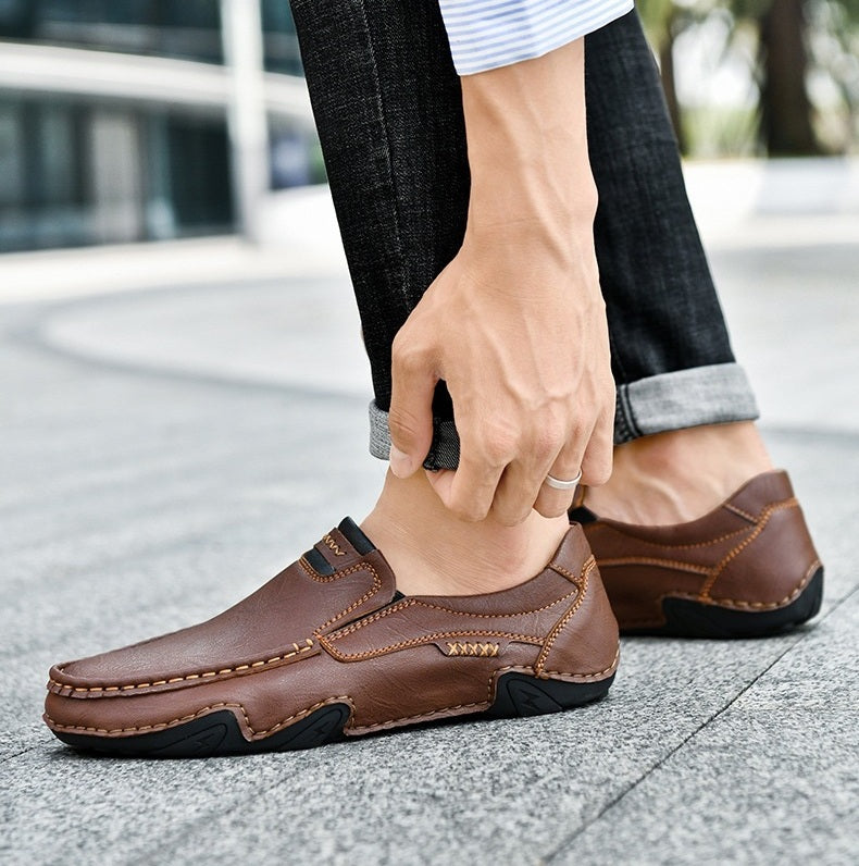 Comfort Slip-On Leather Moccasins