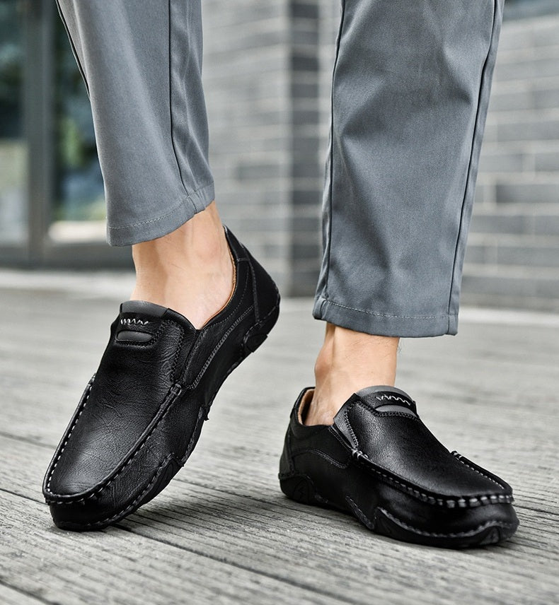 Comfort Slip-On Leather Moccasins