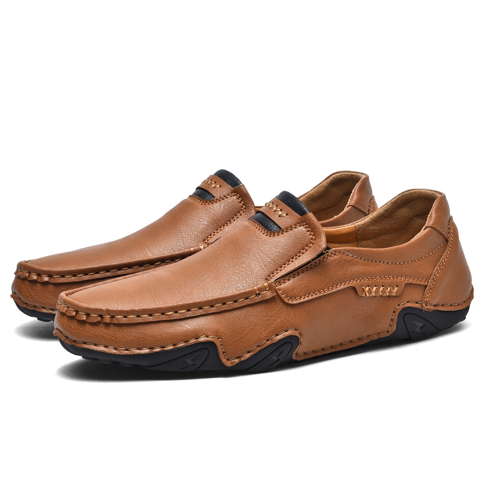 Comfort Slip-On Leather Moccasins