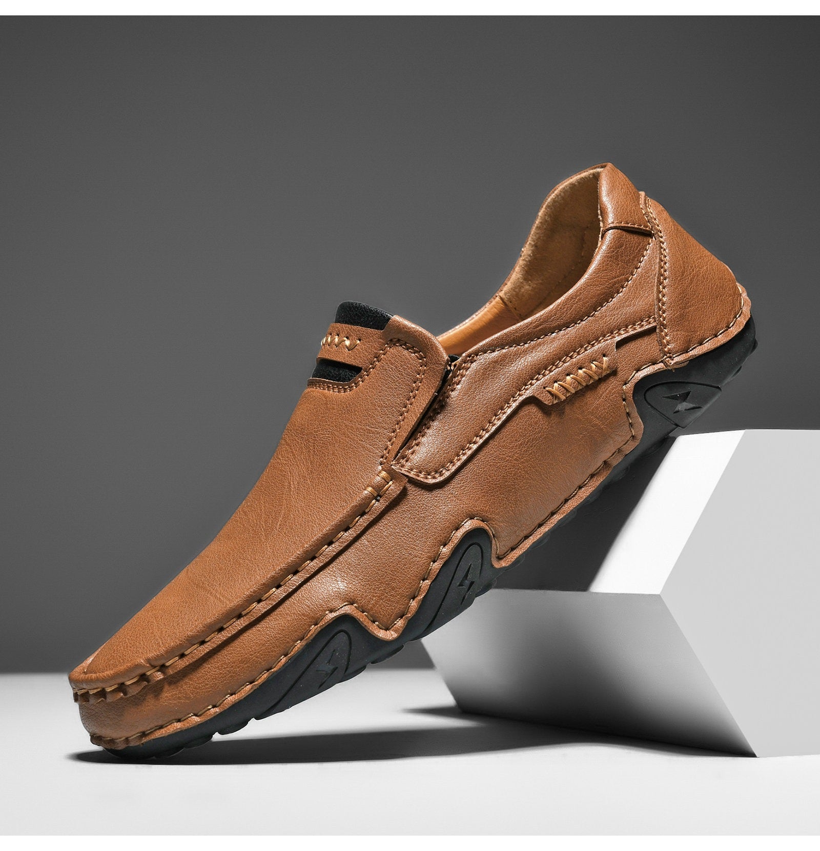 Comfort Slip-On Leather Moccasins