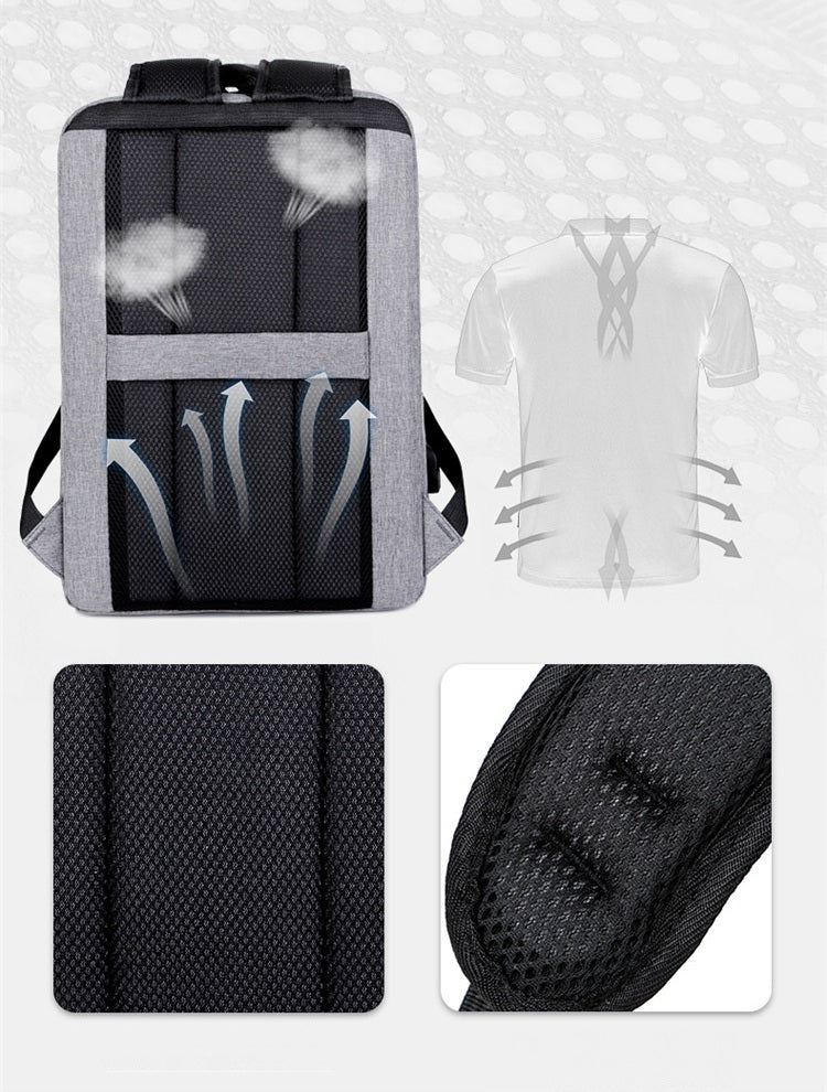 CompactEase Urban Travel Waterproof Backpack