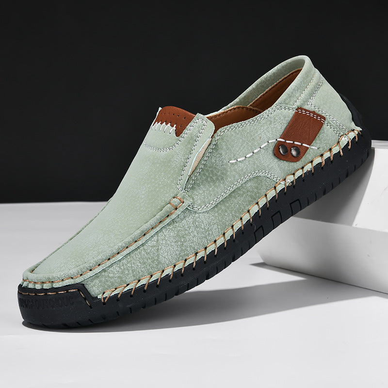 Flexible Casual Leather Moccasins