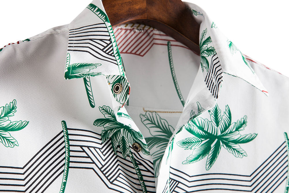 Palm Line Holiday Shirt