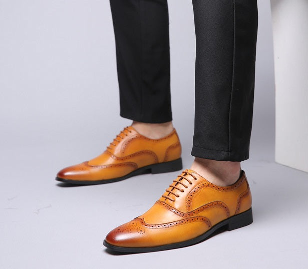 Premium Business Leather Oxford Brogues