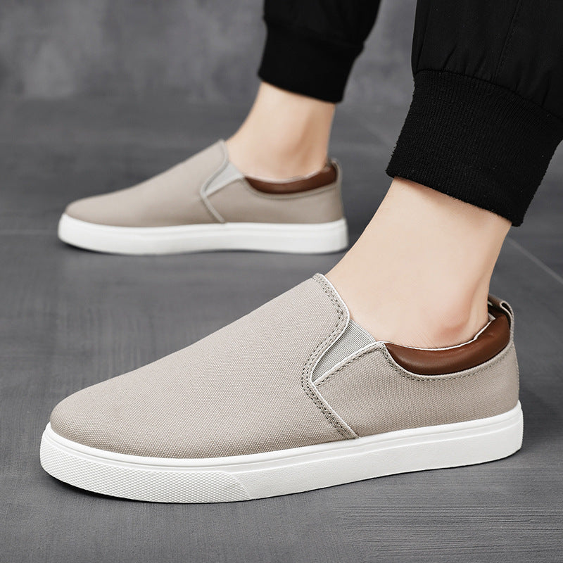 Smart-Casual Elastic Slip-Ons Sneakers