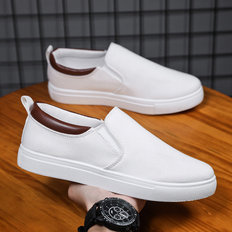 Smart-Casual Elastic Slip-Ons Sneakers