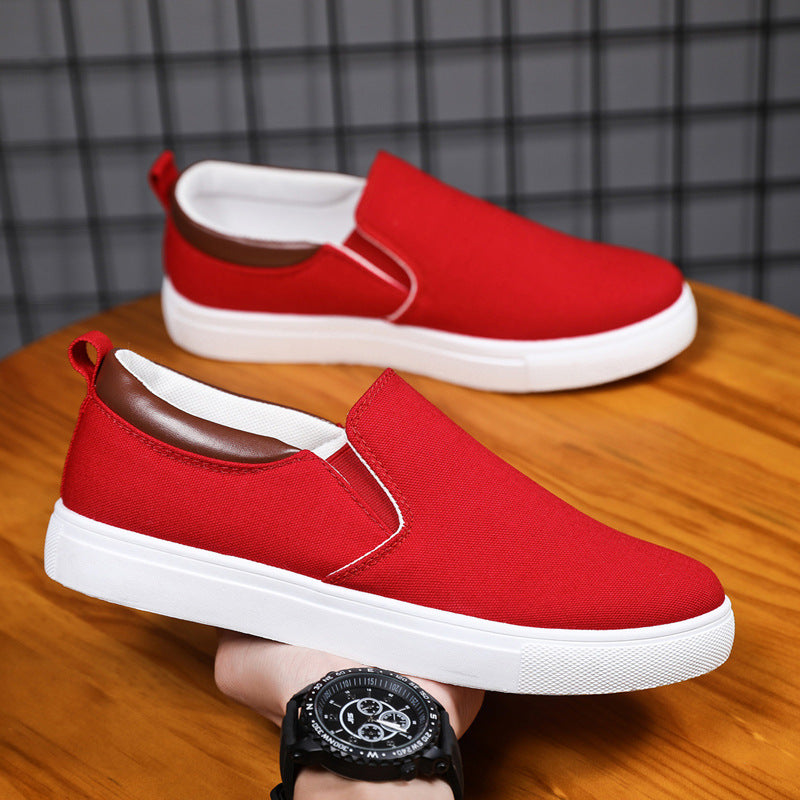 Smart-Casual Elastic Slip-Ons Sneakers