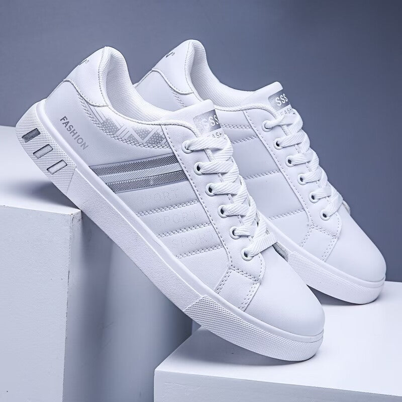 Sporty Leather Sneakers