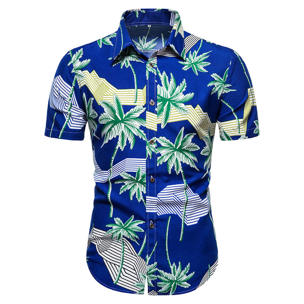 Tropical Lines Button Shirt