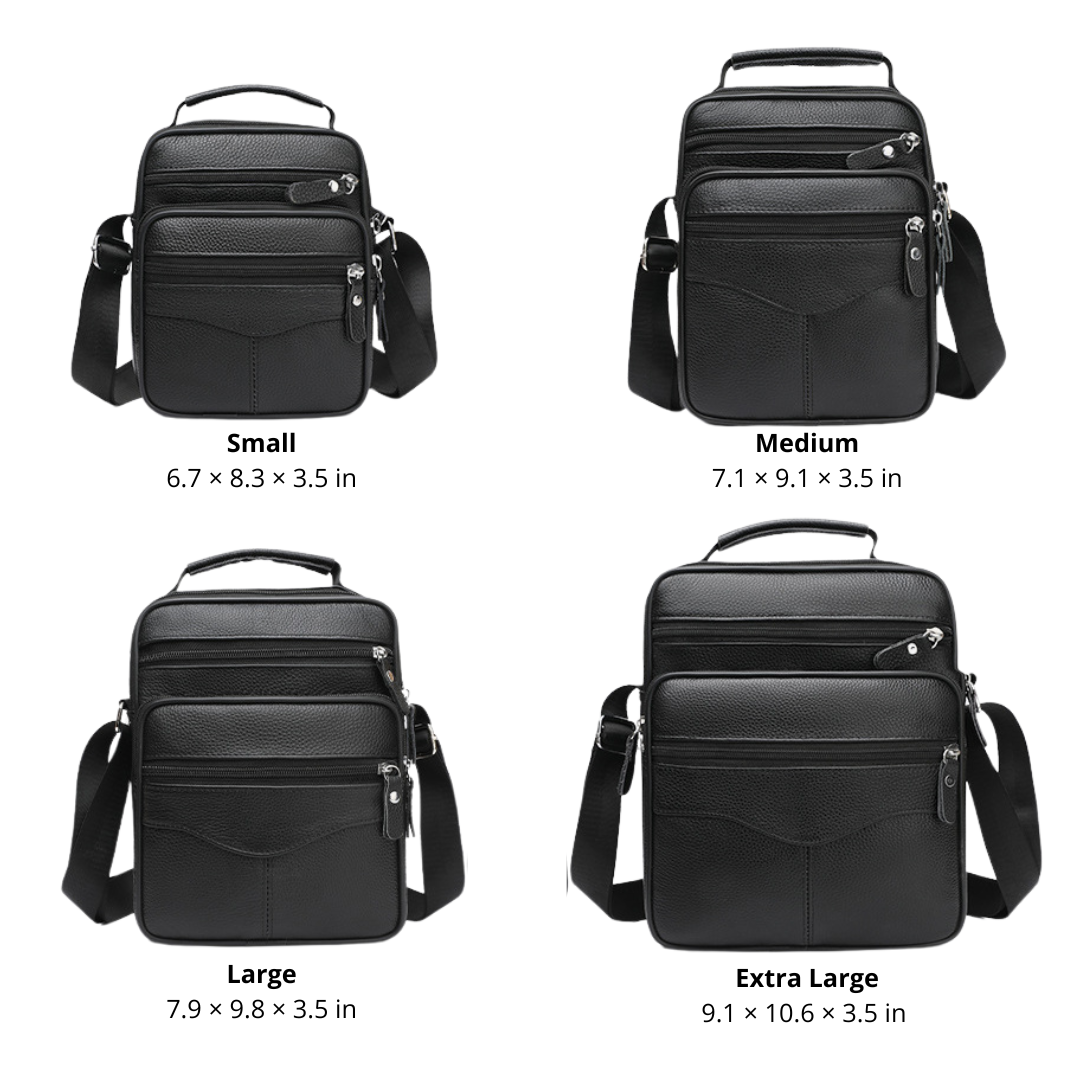 Classic Leather Crossbody Bag