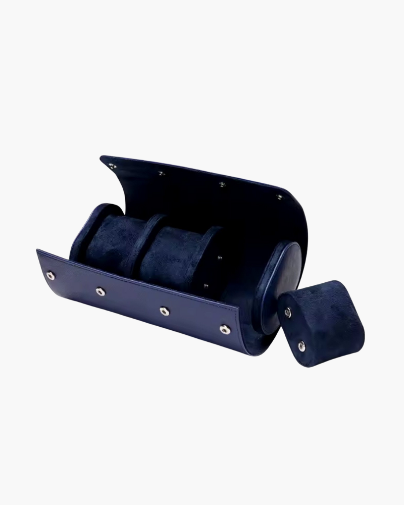 Luxury Leather Triple Watch Holder