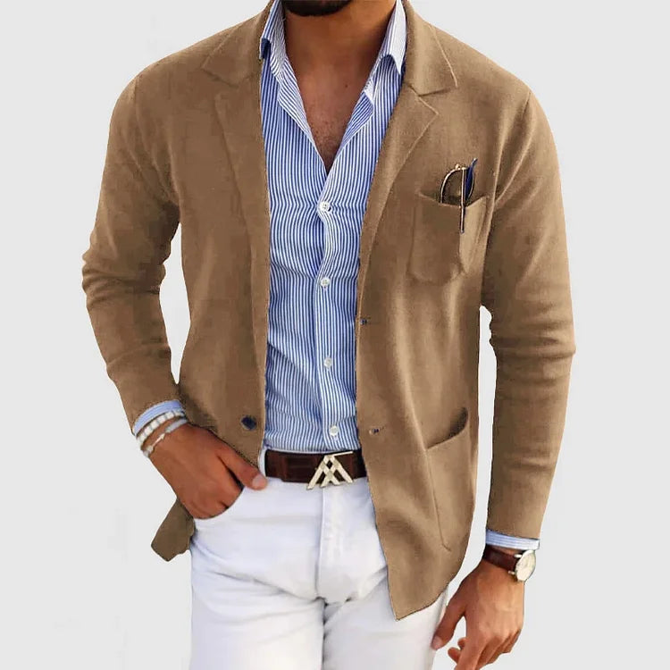 Smart Casual Knit Blazer