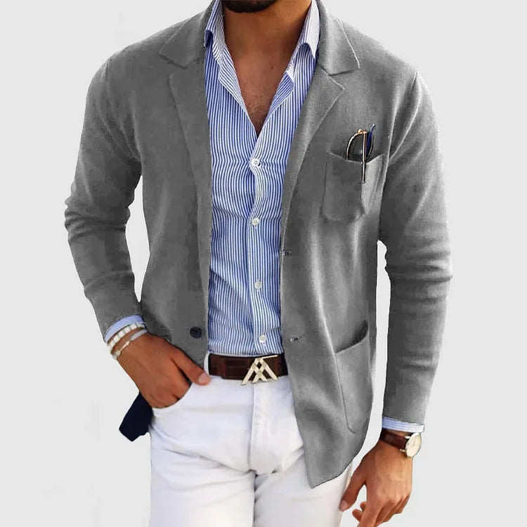 Smart Casual Knit Blazer