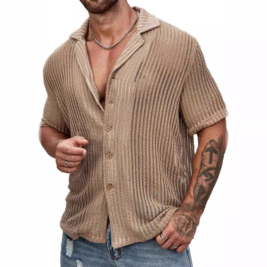 Breathable Summer Knit Shirt
