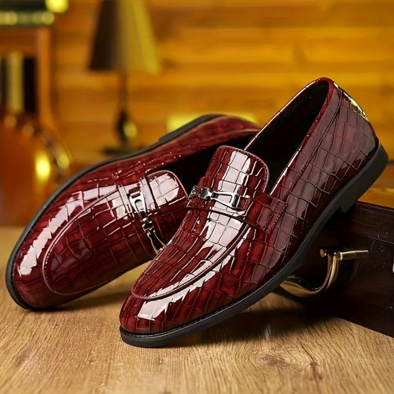 Cambridge Luxe Croc Loafers