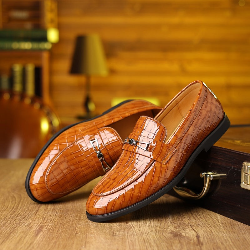 Cambridge Luxe Croc Loafers
