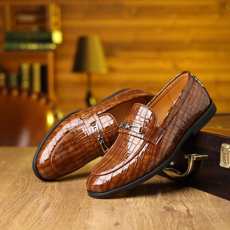 Cambridge Luxe Croc Loafers