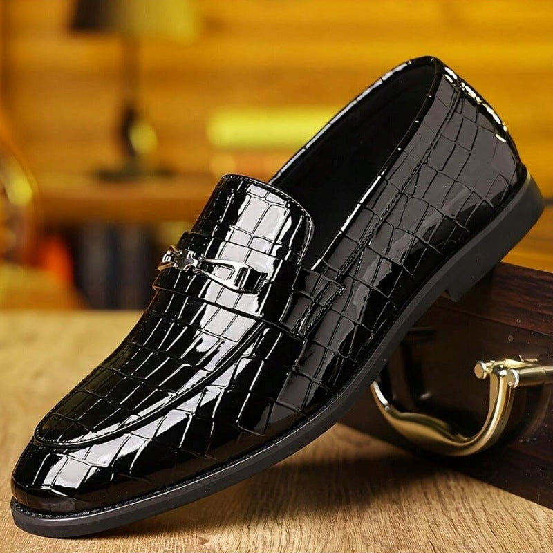 Cambridge Luxe Croc Loafers