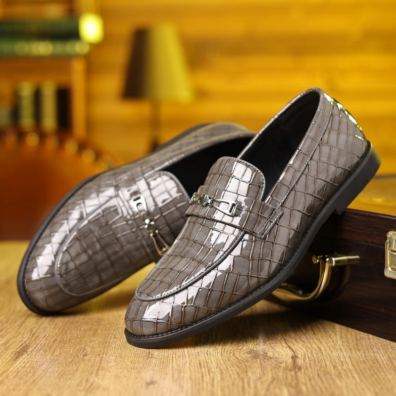 Cambridge Luxe Croc Loafers