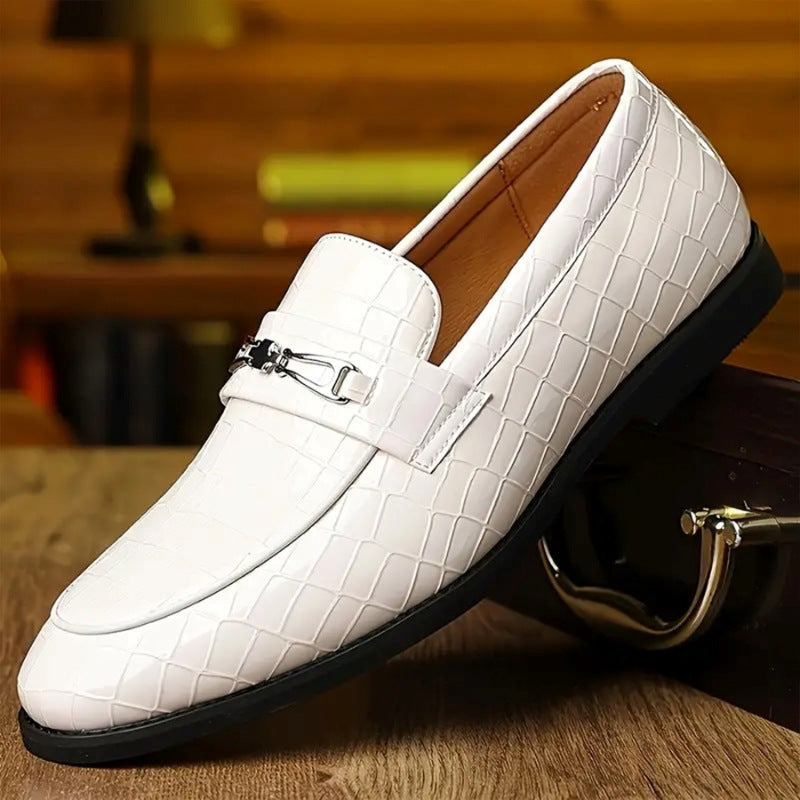 Cambridge Luxe Croc Loafers