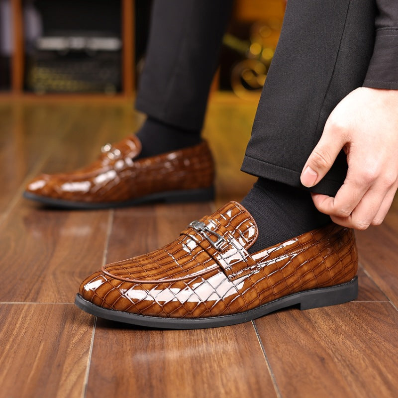 Cambridge Luxe Croc Loafers