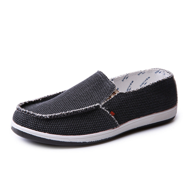 Canvas Slip-On Moccasin