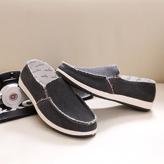 Canvas Slip-On Moccasin
