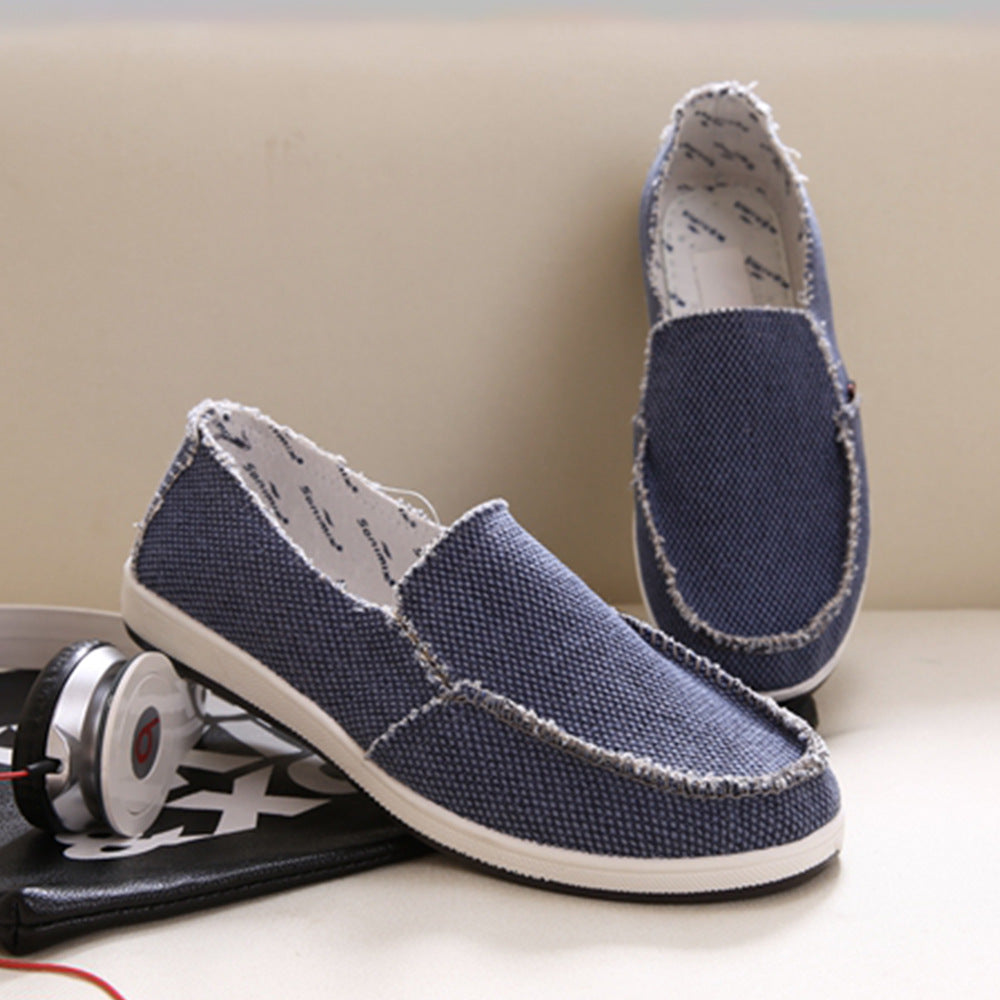 Canvas Slip-On Moccasin