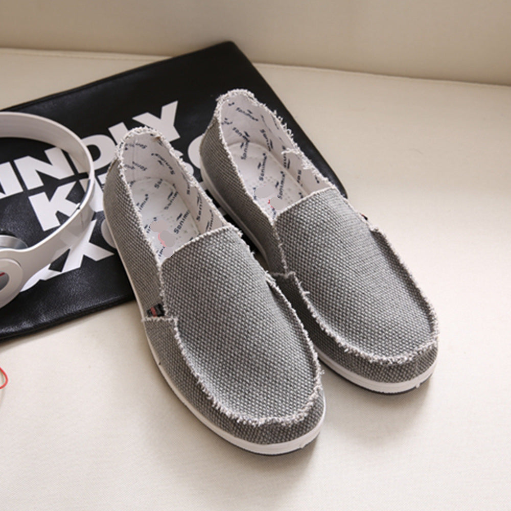 Canvas Slip-On Moccasin