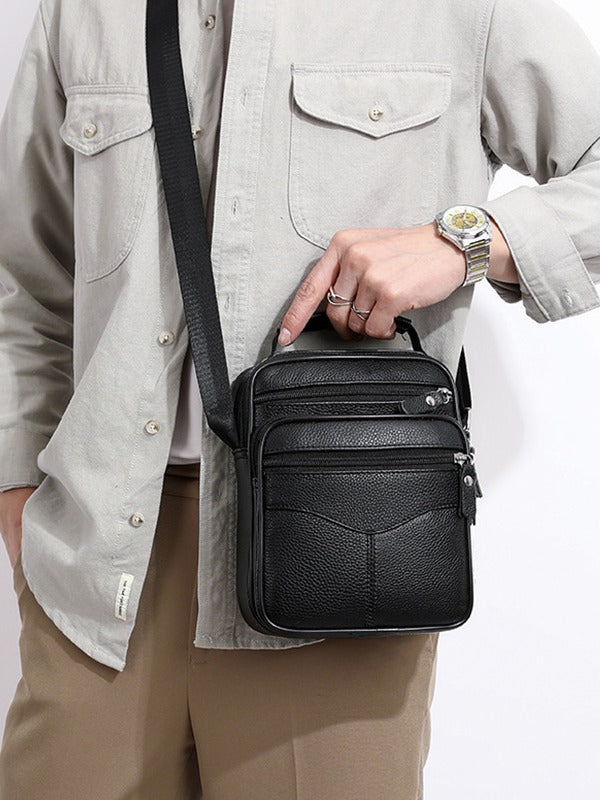 Classic Leather Crossbody Bag