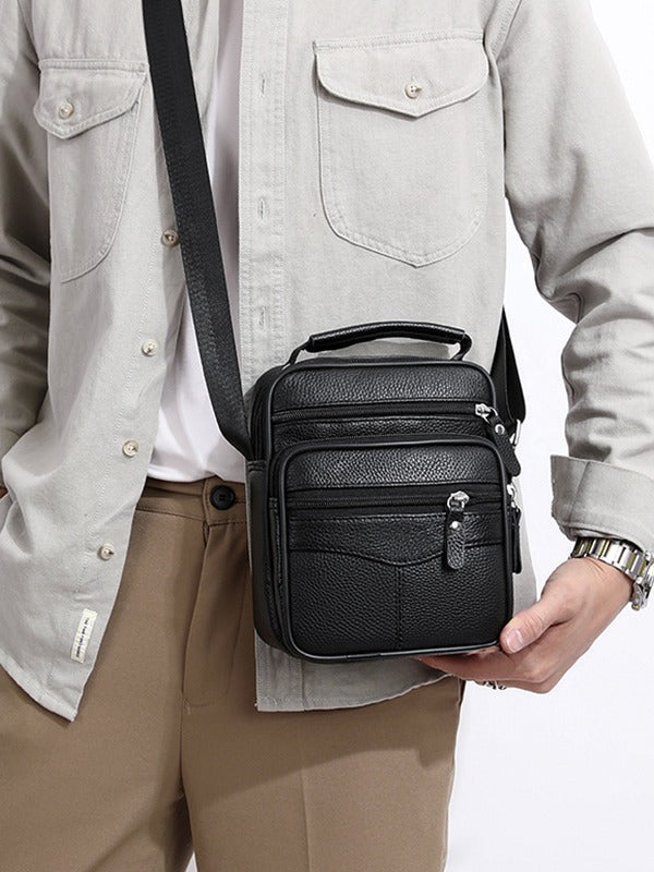 Classic Leather Crossbody Bag