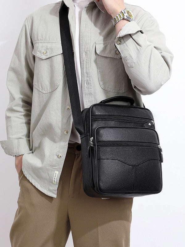 Classic Leather Crossbody Bag