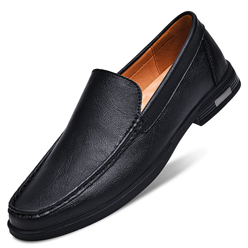 Classic Leather Slip-On Loafers