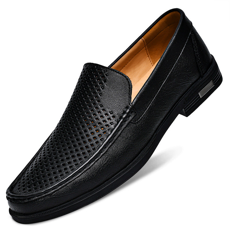 Classic Leather Slip-On Loafers