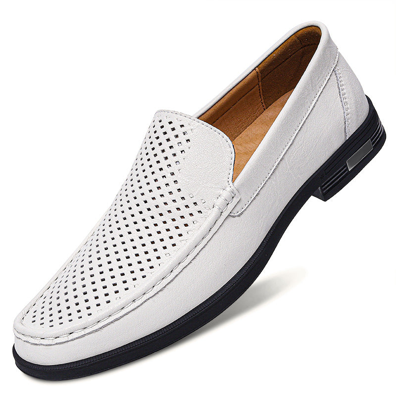 Classic Leather Slip-On Loafers
