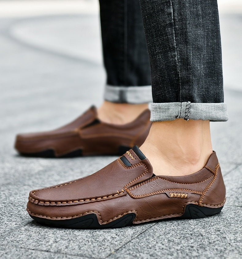 Comfort Slip-On Leather Moccasins