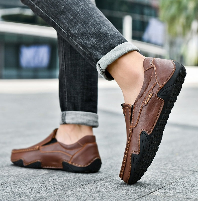 Comfort Slip-On Leather Moccasins