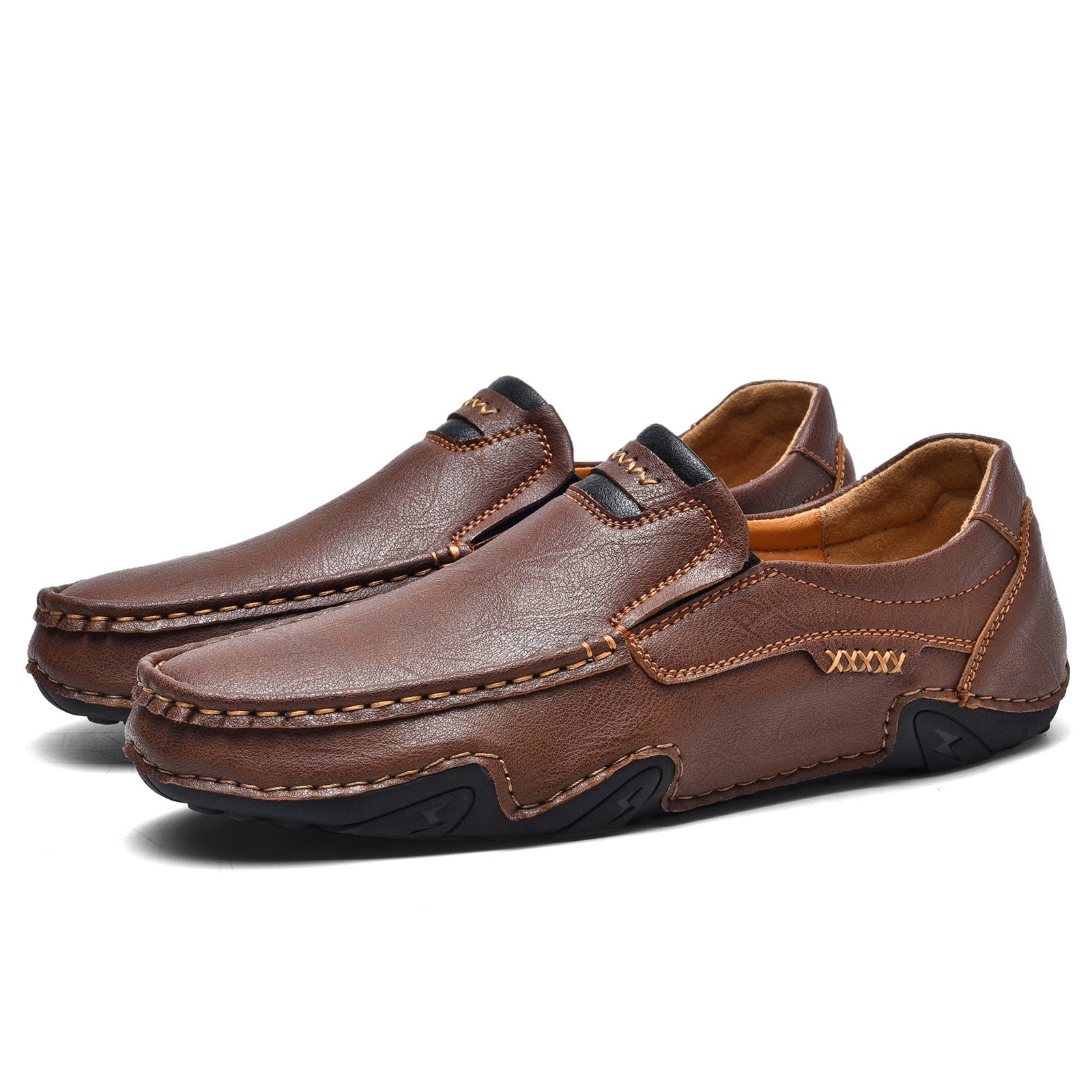 Comfort Slip-On Leather Moccasins