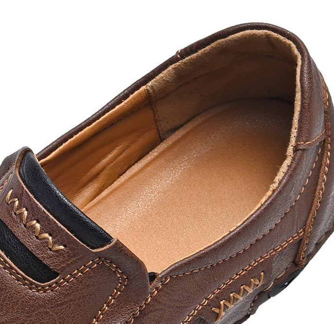 Comfort Slip-On Leather Moccasins