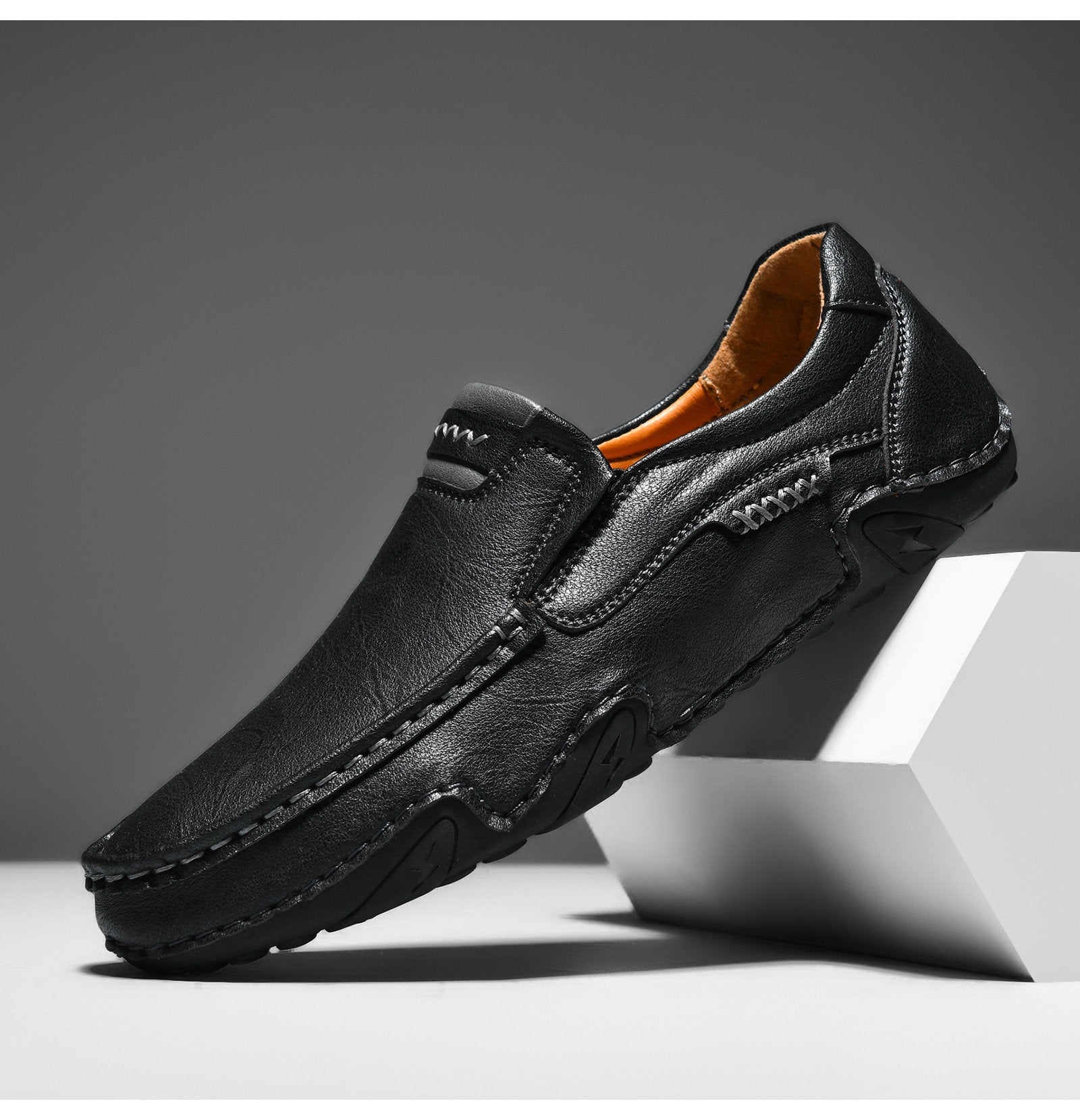 Comfort Slip-On Leather Moccasins