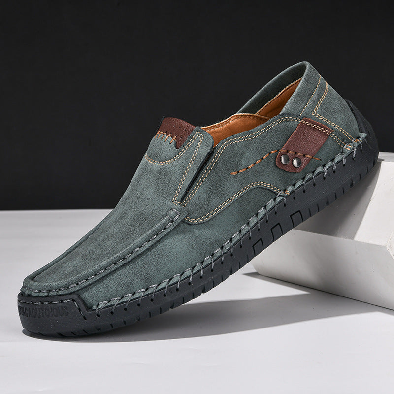 Flexible Casual Leather Moccasins