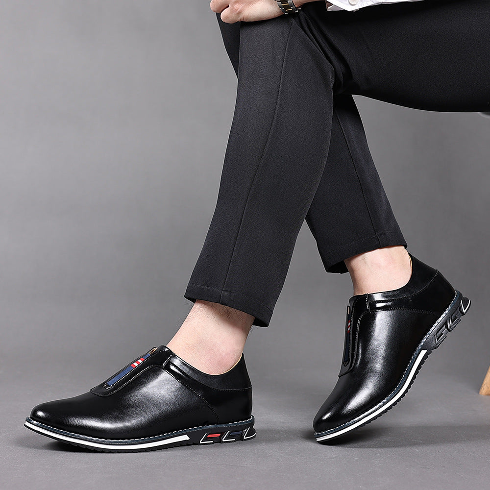 Glossy Slip-On Casual Sneakers