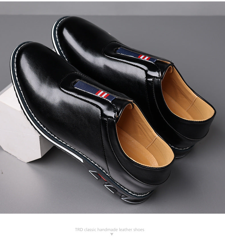 Glossy Slip-On Casual Sneakers
