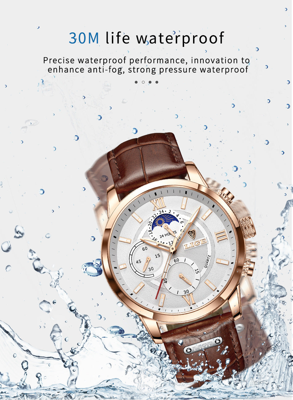 LIGE Classic Watch (Waterproof)