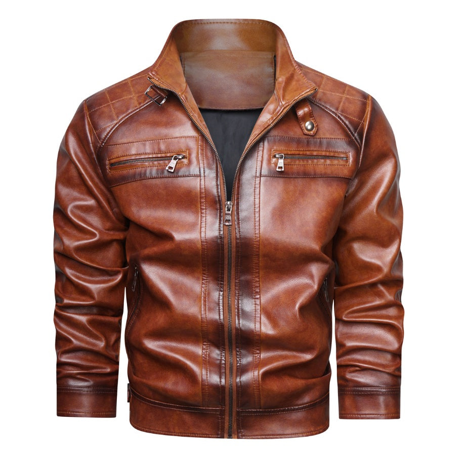 Husqvarna Horizon Jacket/ leather biker jacket cowhide